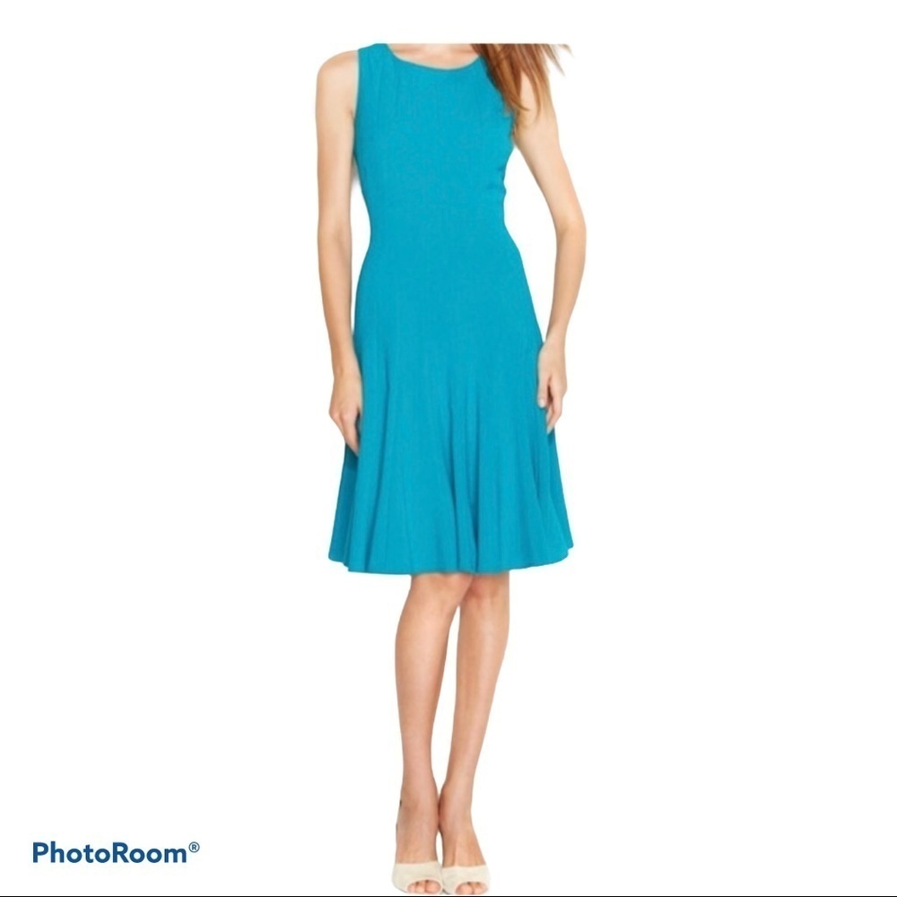 Calvin Klein swing pleated dress